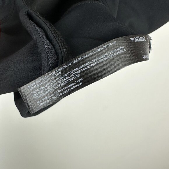 Free People Movement Transend Limits Onesie Bodysuit Asymmetric Cutout Black XS - Picture 10 of 12